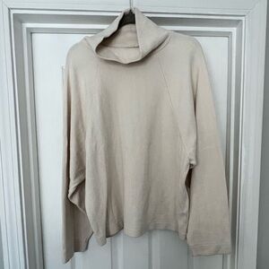 Madewell Soft Cream Turtleneck Sweater